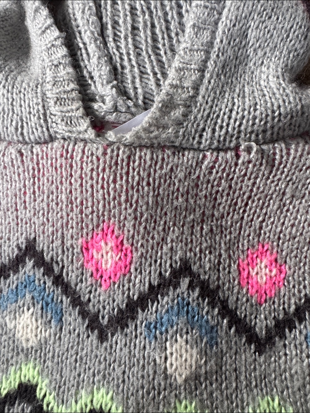 NO BOUNDARIES Long Sleeve Chevron Sweater Hoodie Size XXXL - Picture 7 of 7